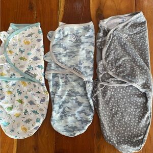 SwaddleMe Baby Swaddle - Blue and Yellow Patterns‎